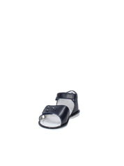 Sandali con strappi Blu Melania