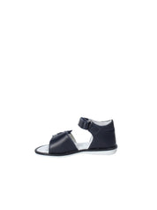 Sandali con strappi Blu Melania