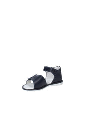 Sandali con strappi Blu Melania