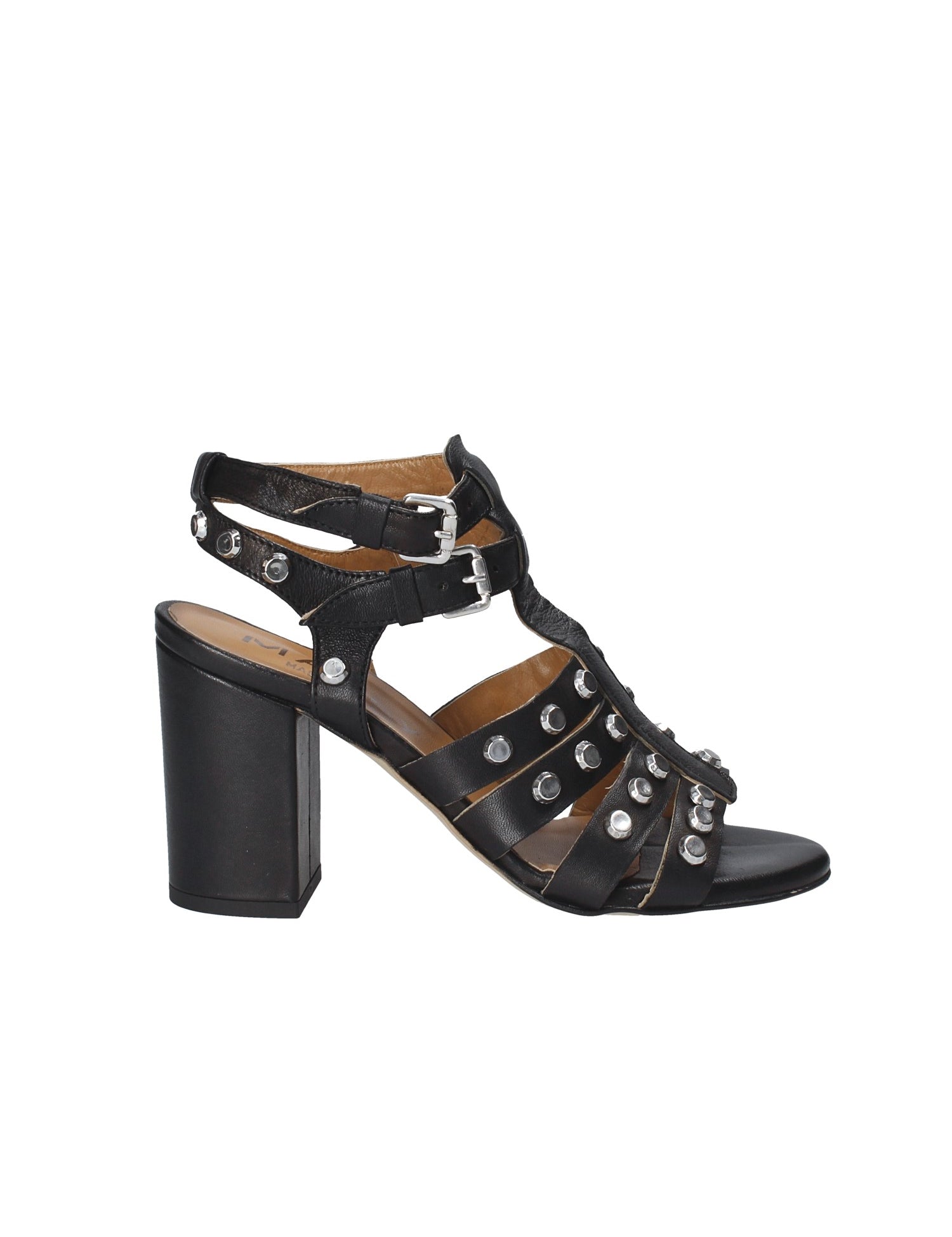 Sandali tacco Nero Mally