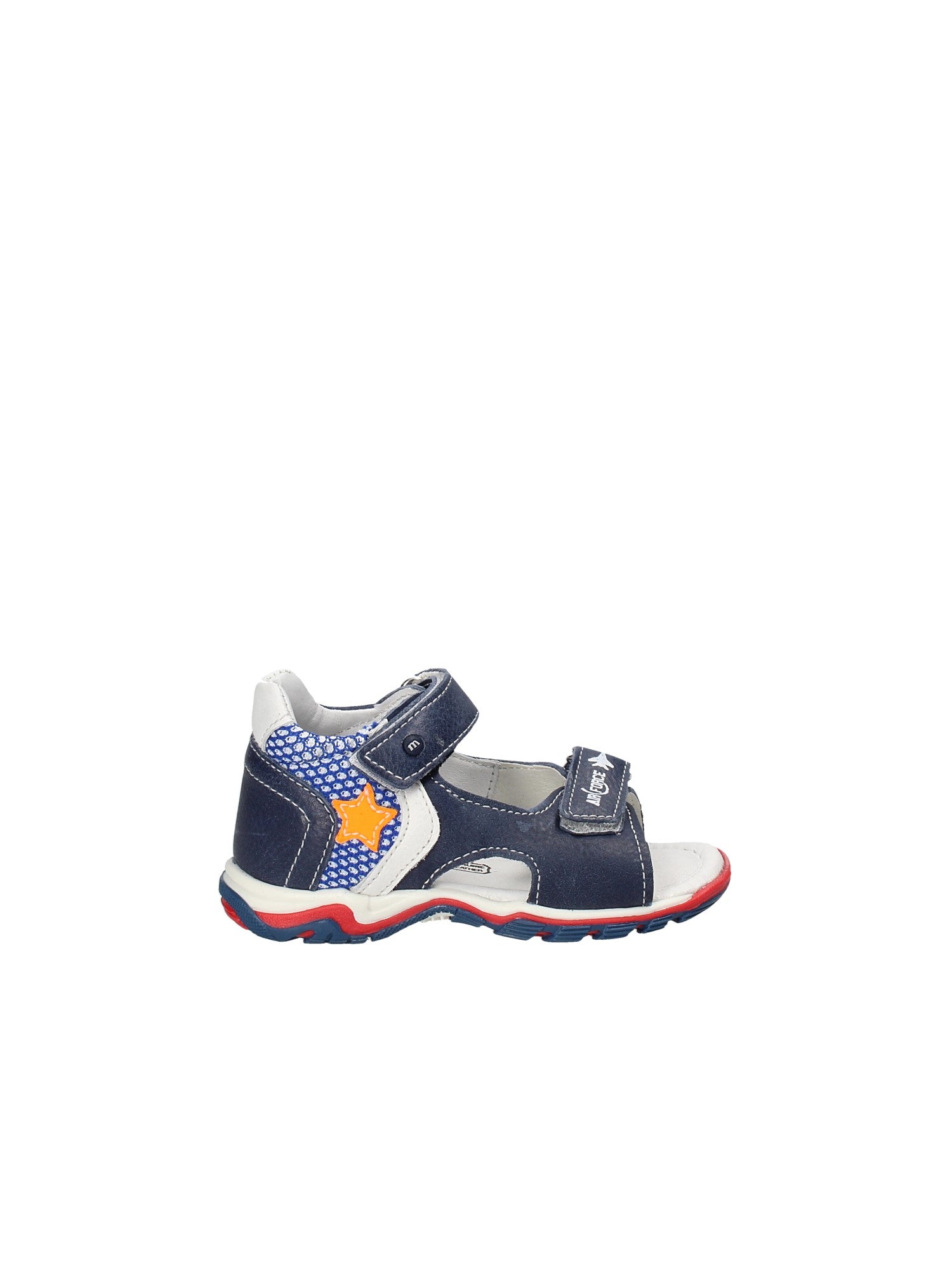 Sandali con strappi Blu Melania