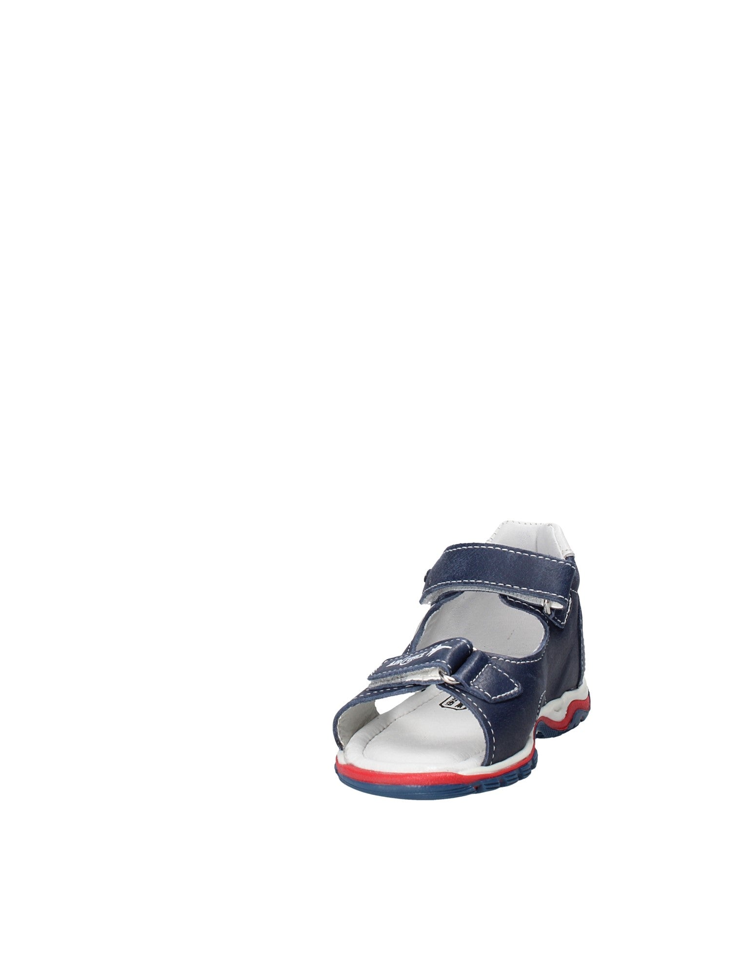 Sandali con strappi Blu Melania