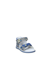 Sandali con strappi Blu Melania