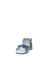 Sandali con strappi Blu Melania