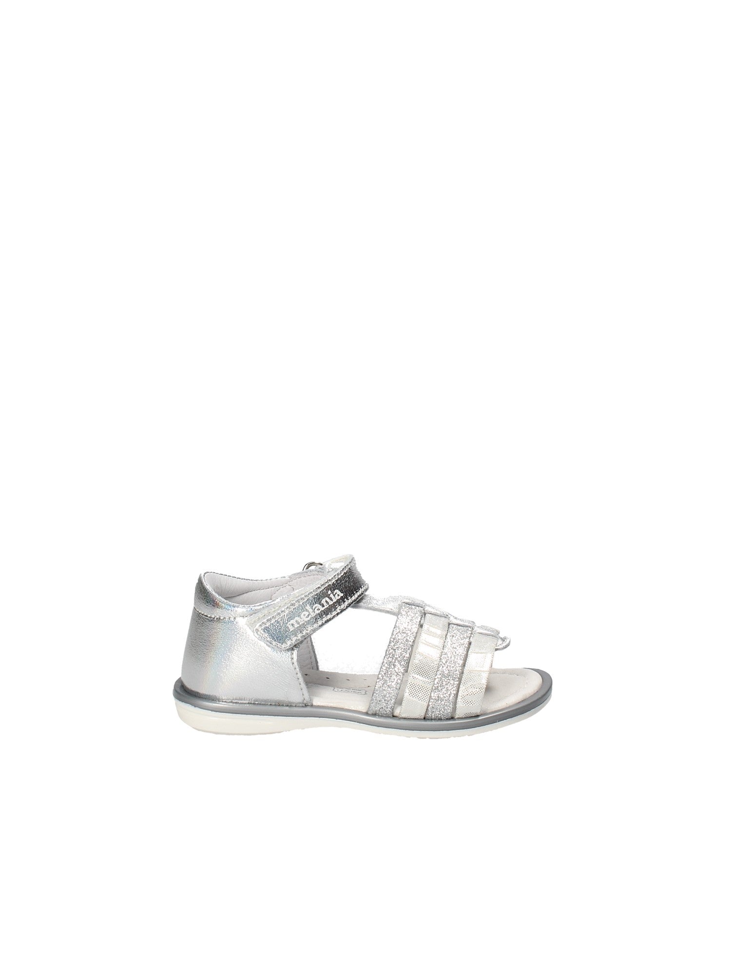 Sandali con strappi Grigio Melania