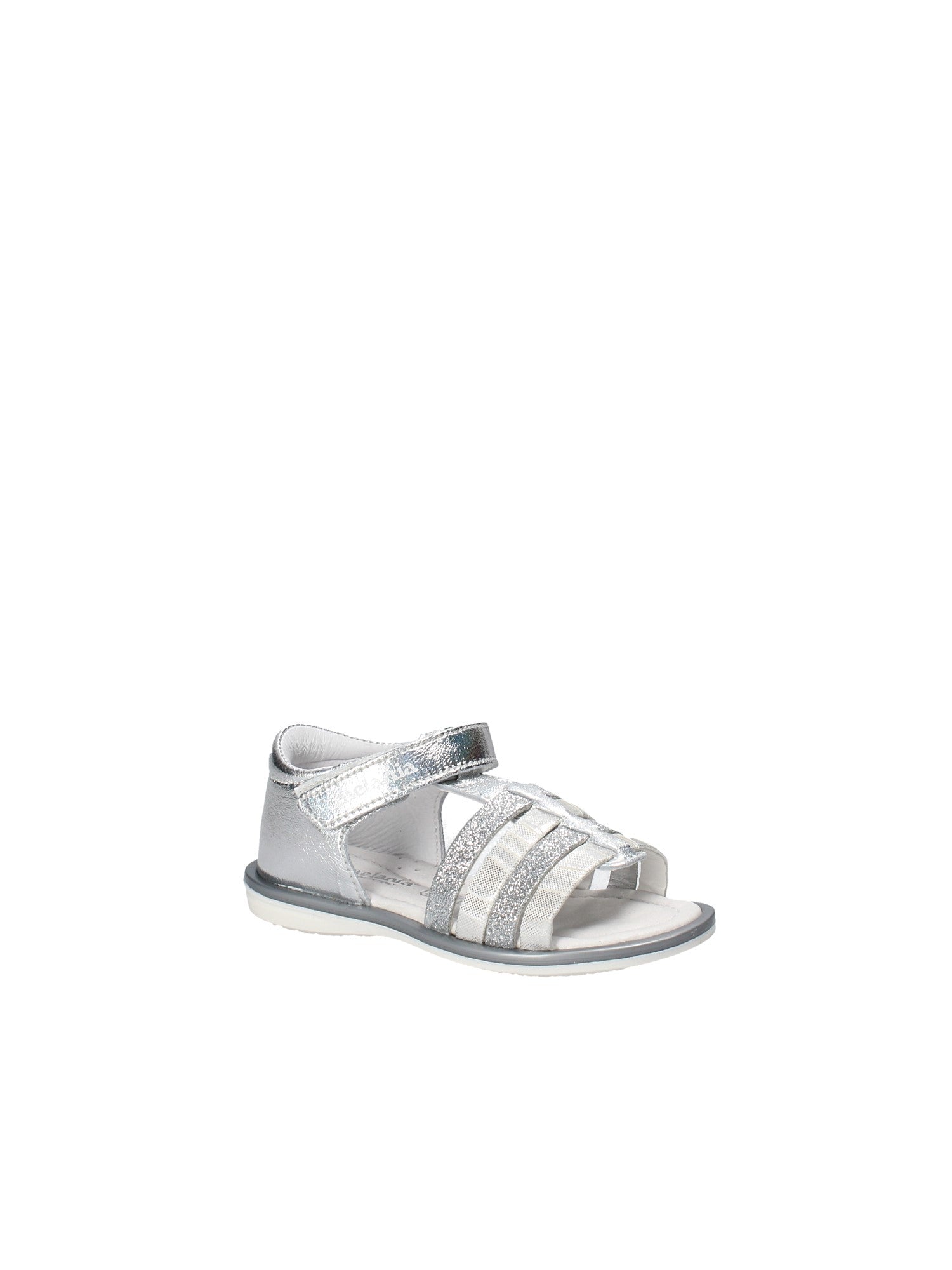 Sandali con strappi Grigio Melania