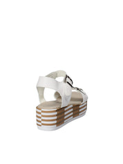 Sandali zeppa Bianco Grace Shoes