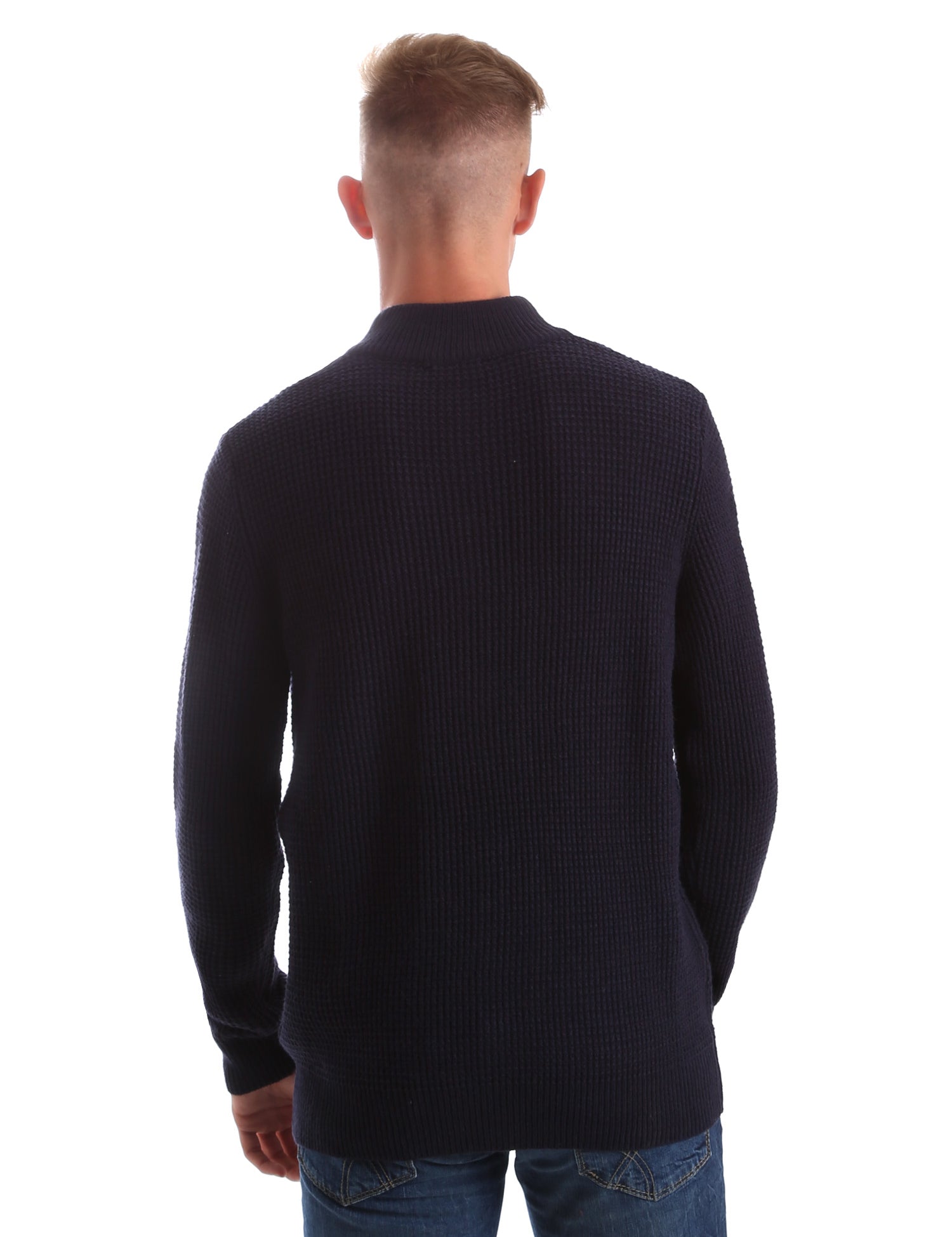 Maglie a collo alto Blu Gas