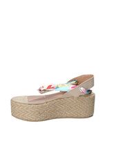 Sandali zeppa Beige Fornarina
