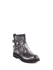 Stivaletti Grigio Nero Giardini Junior