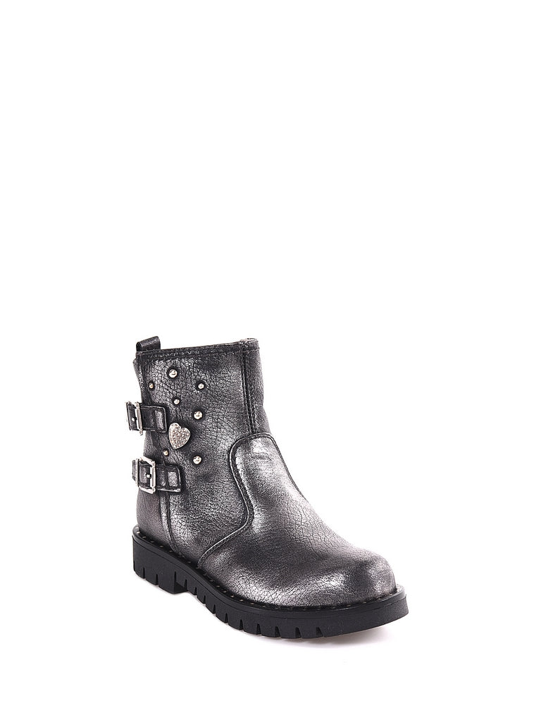 Stivaletti Grigio Nero Giardini Junior