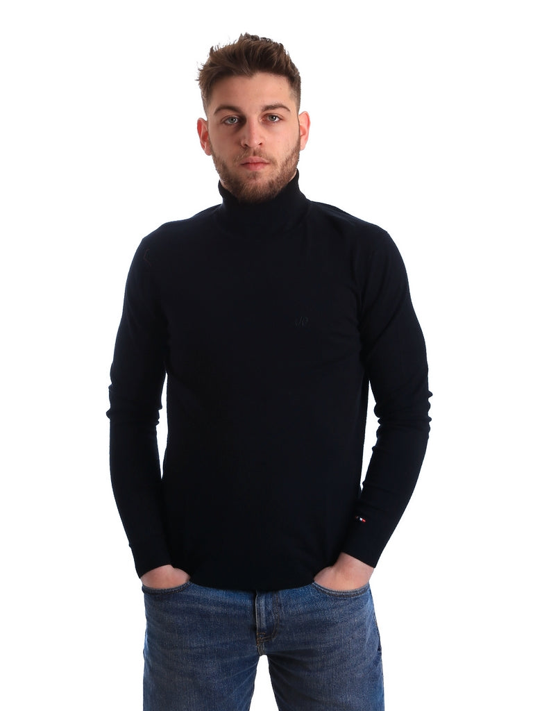 Maglie a collo alto Blu Key Up