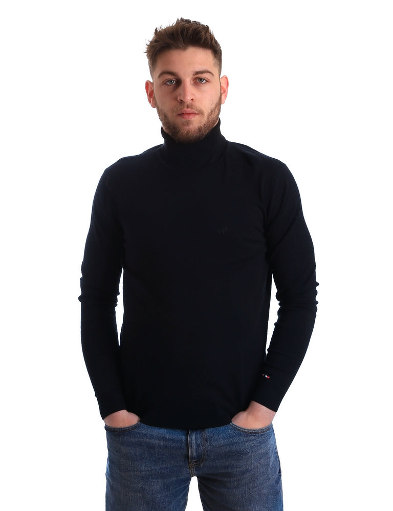 Maglie a collo alto Blu Key Up