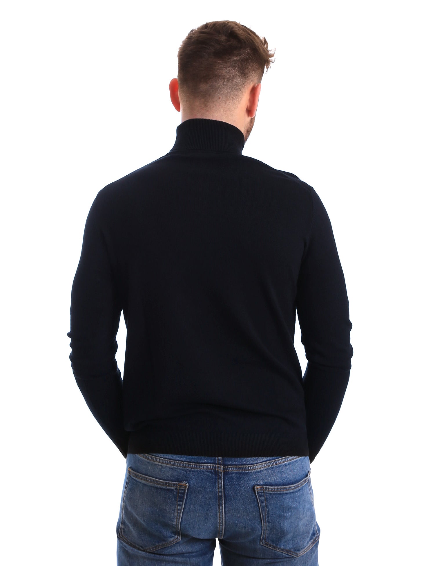 Maglie a collo alto Blu Key Up