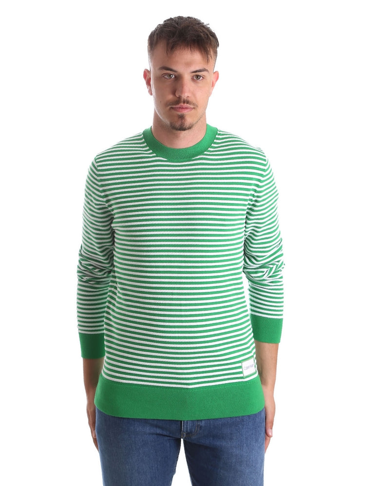Maglioncini Verde Calvin Klein