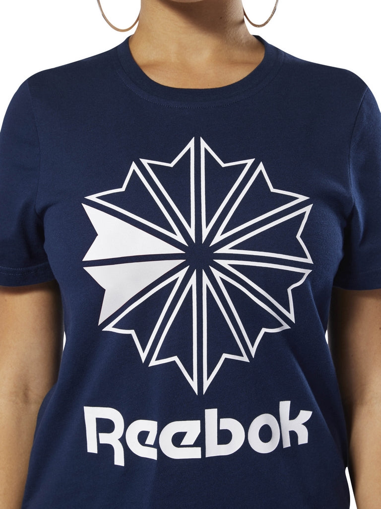 T-shirt Blu Reebok