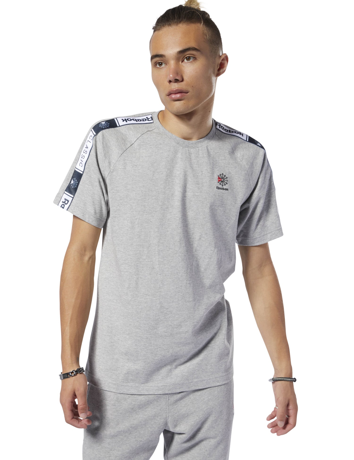 T-shirt Grigio Reebok