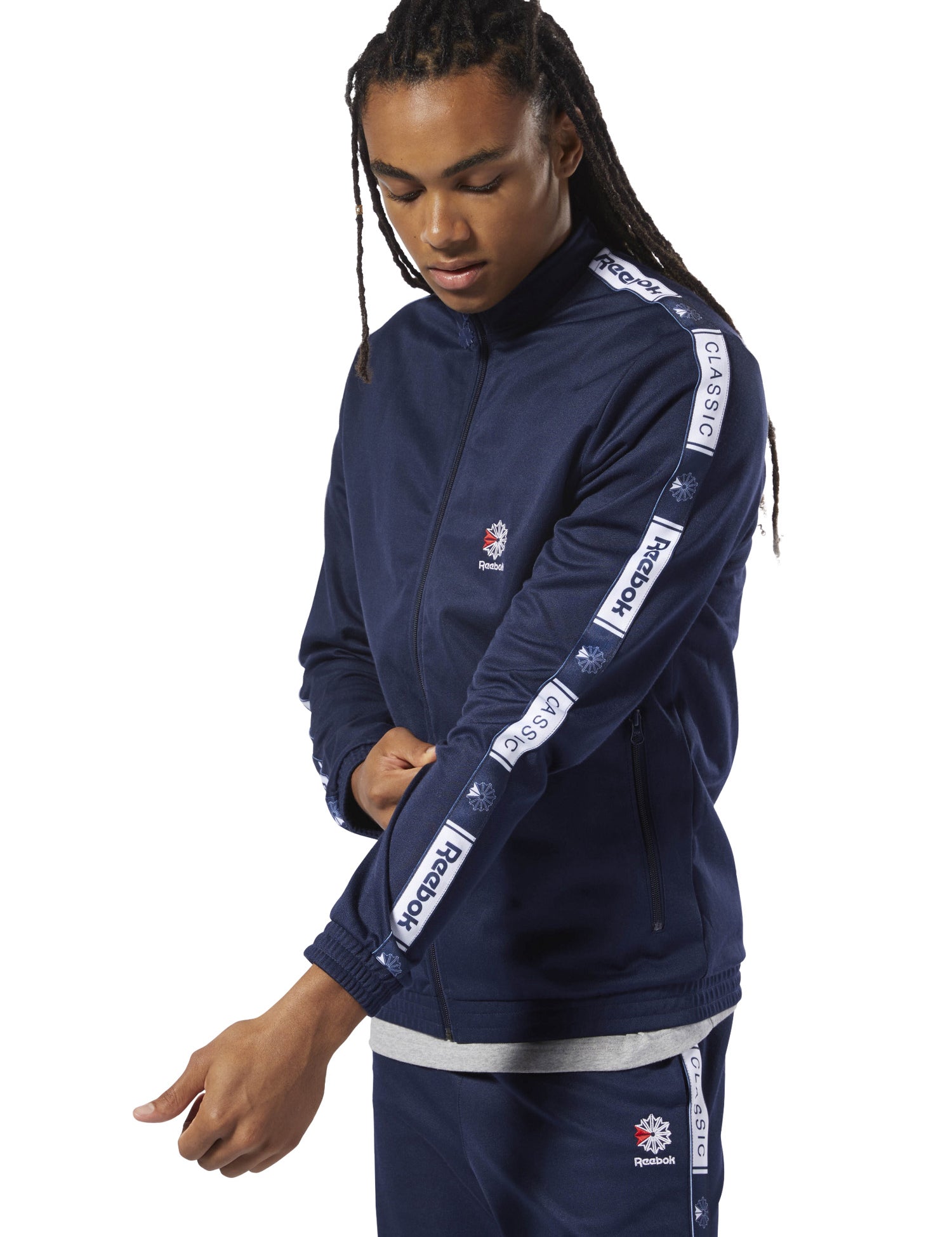 Giacche Blu Reebok
