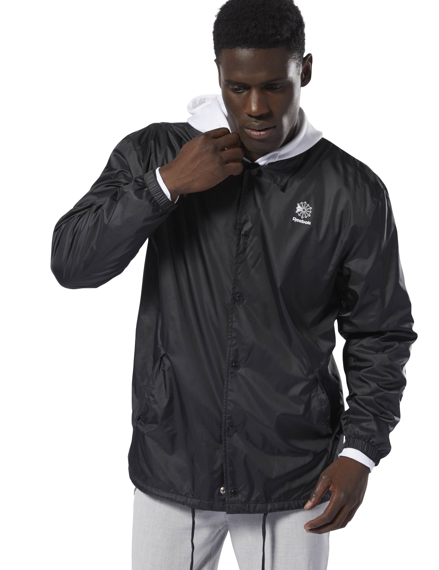 Giacche Nero Reebok