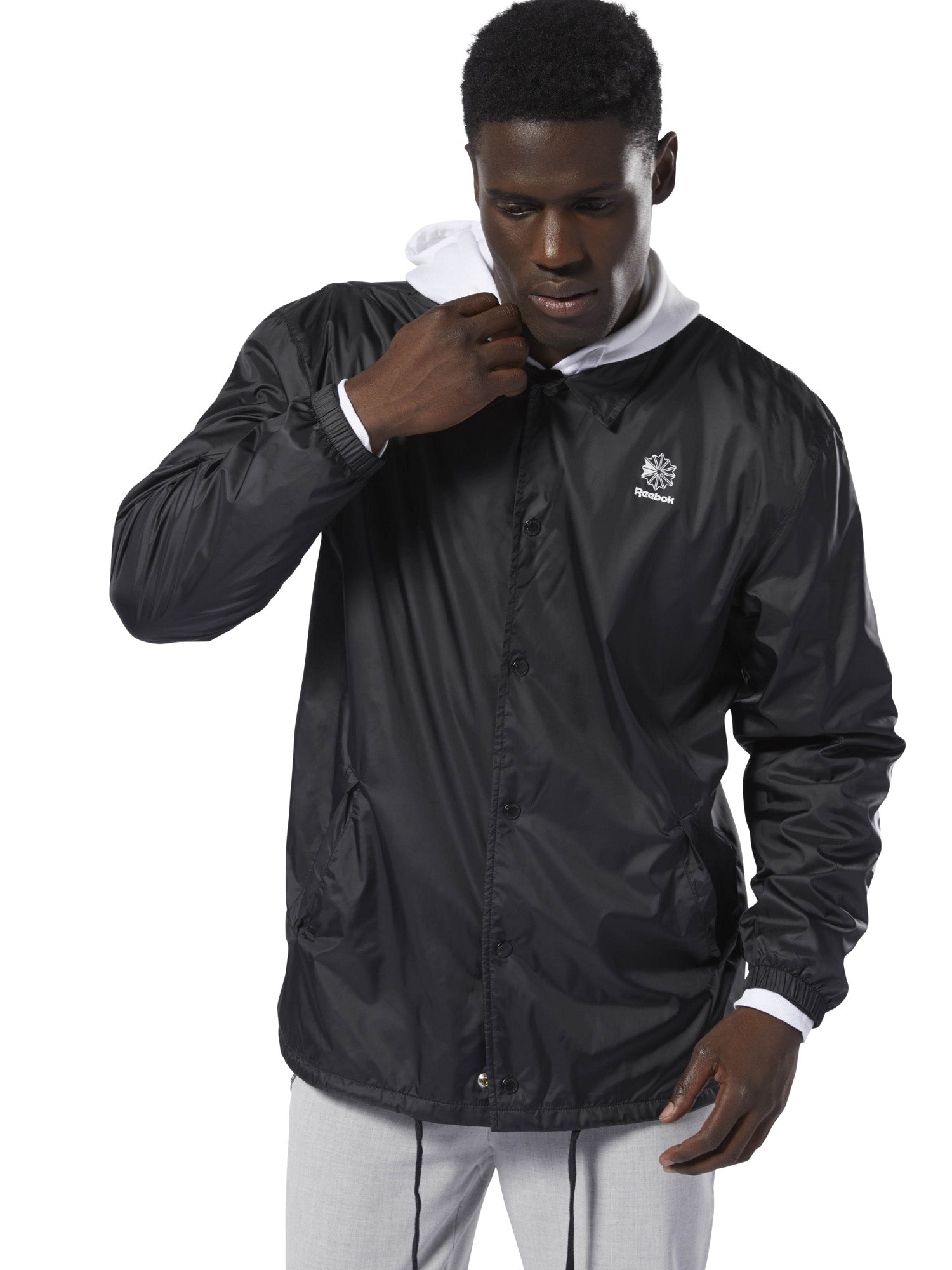 Giacche Nero Reebok