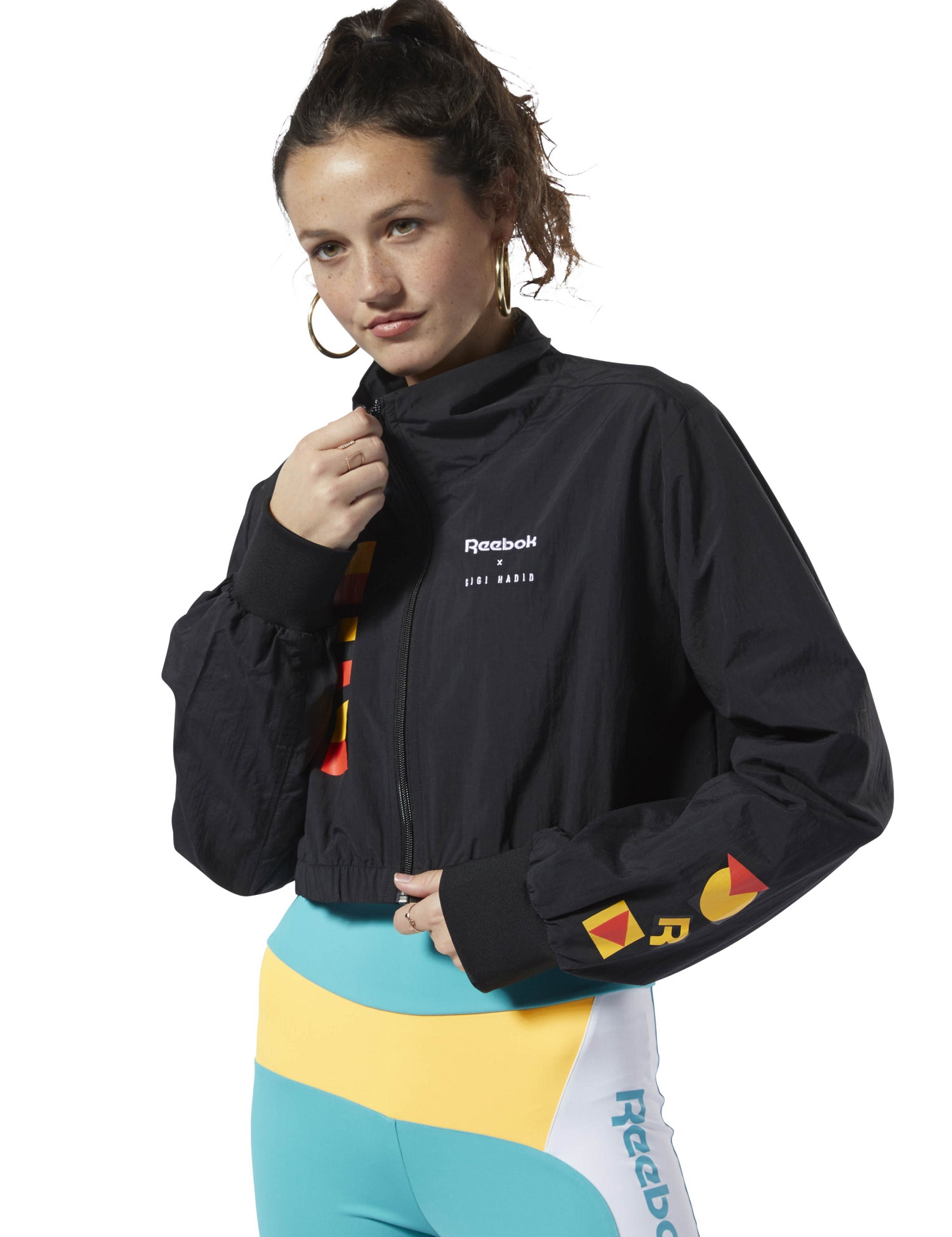 Giacche Nero Reebok