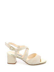 Sandali tacco Beige Grunland