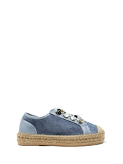 Sneakers Blu Gold&gold