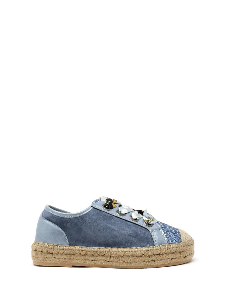 Sneakers Blu Gold&gold