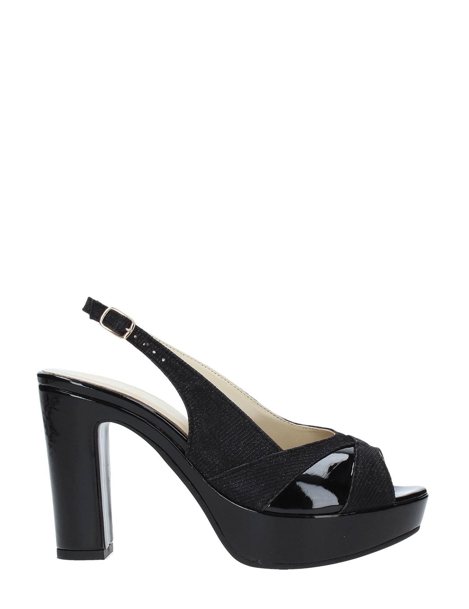 Sandali tacco Nero Grace Shoes