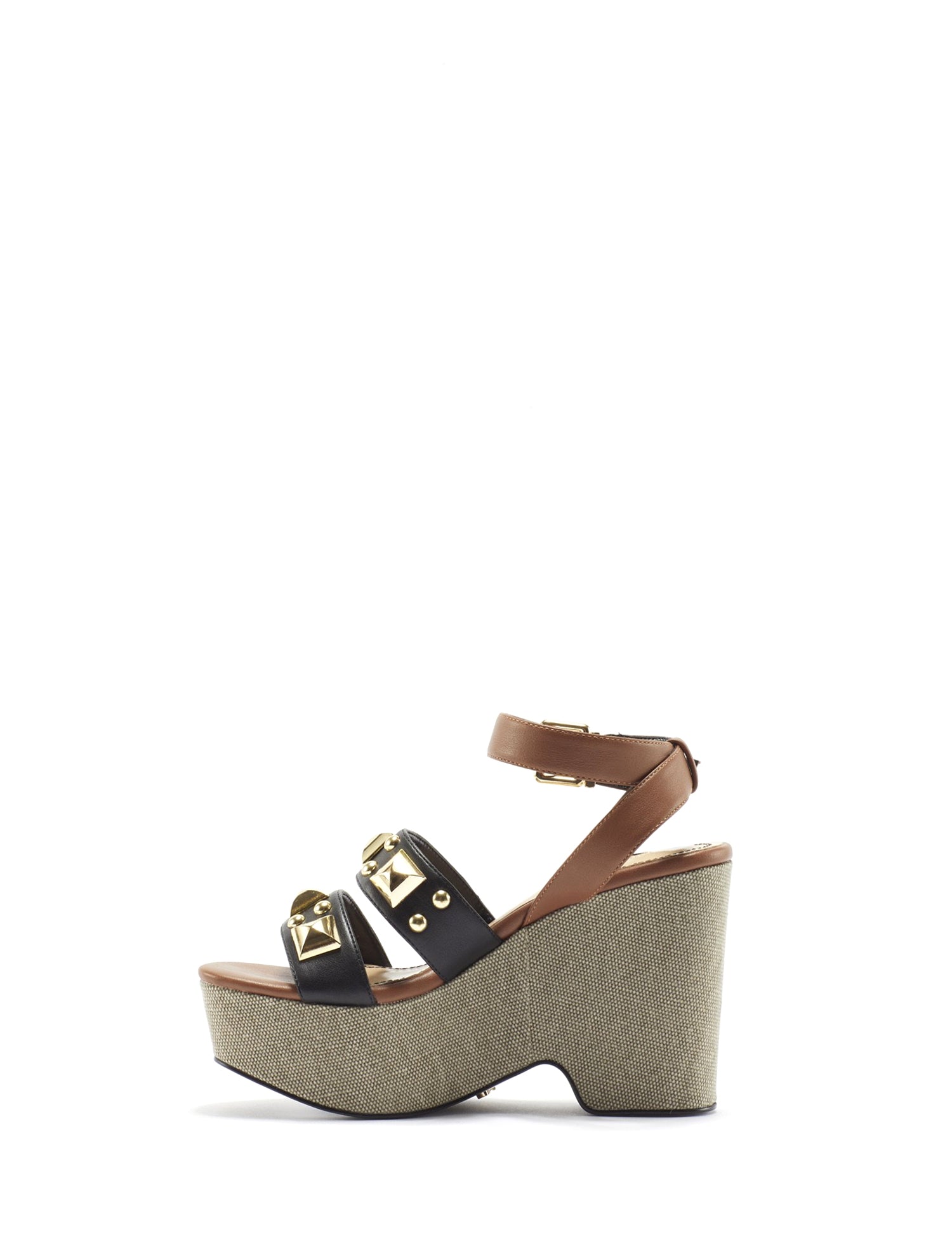 Sandali zeppa Marrone Gaudi