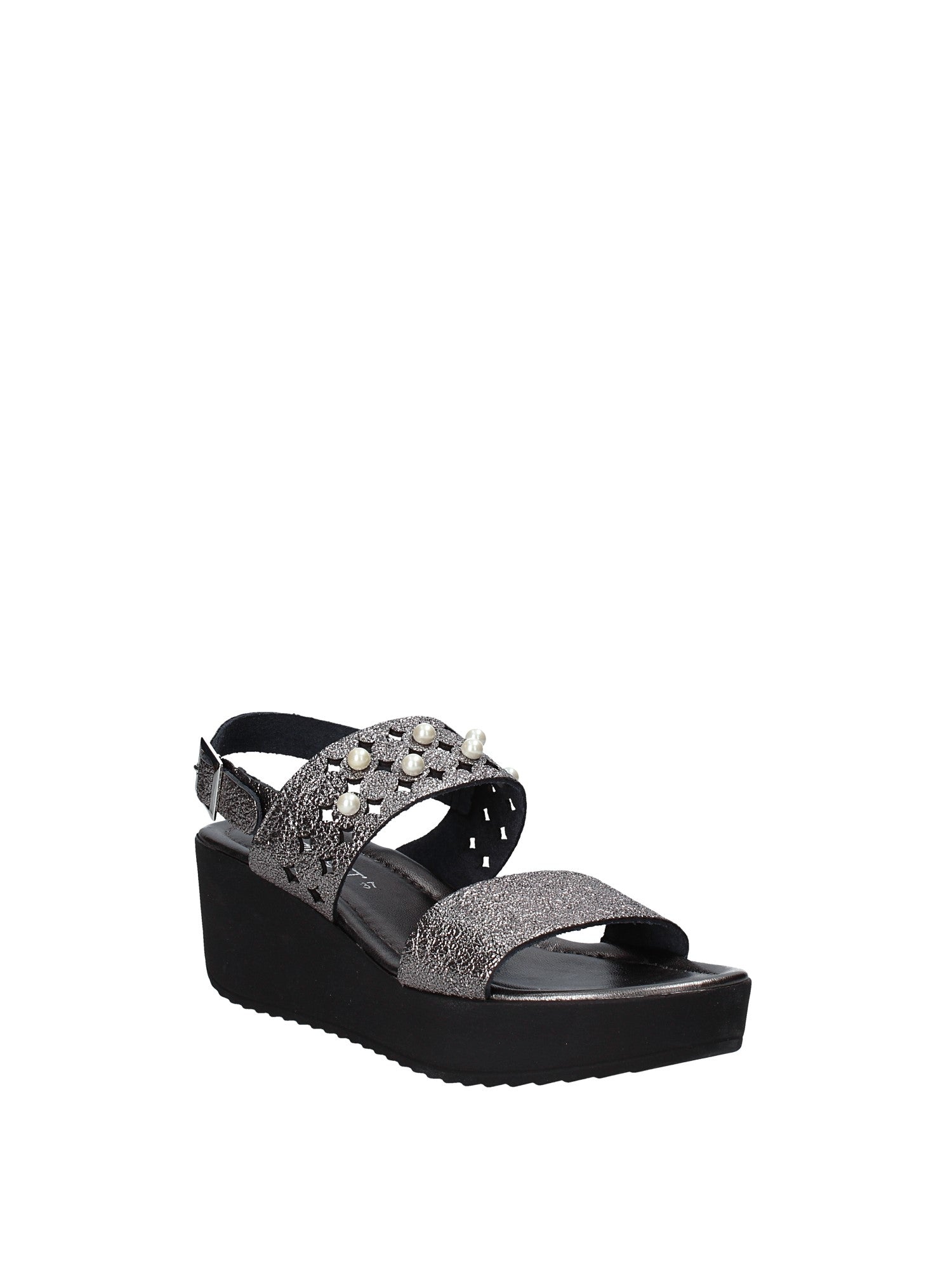 Sandali zeppa Grigio Cinzia Soft