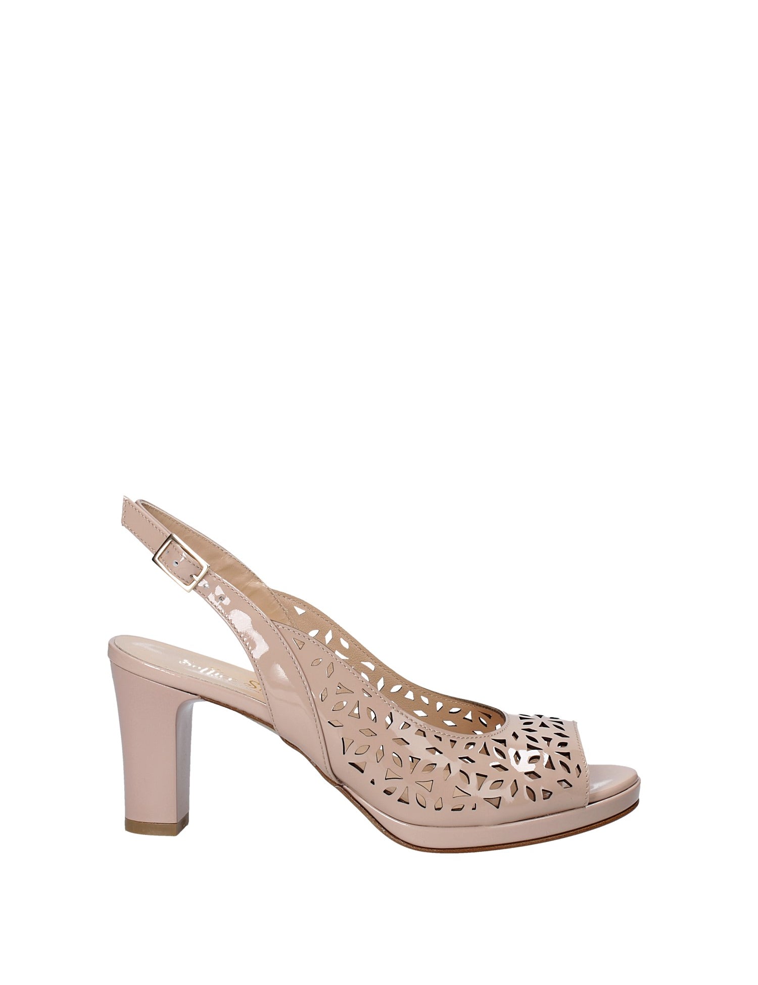 Sandali tacco Beige Soffice Sogno