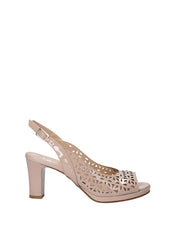 Sandali tacco Beige Soffice Sogno