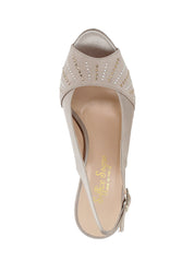 Sandali tacco Beige Soffice Sogno