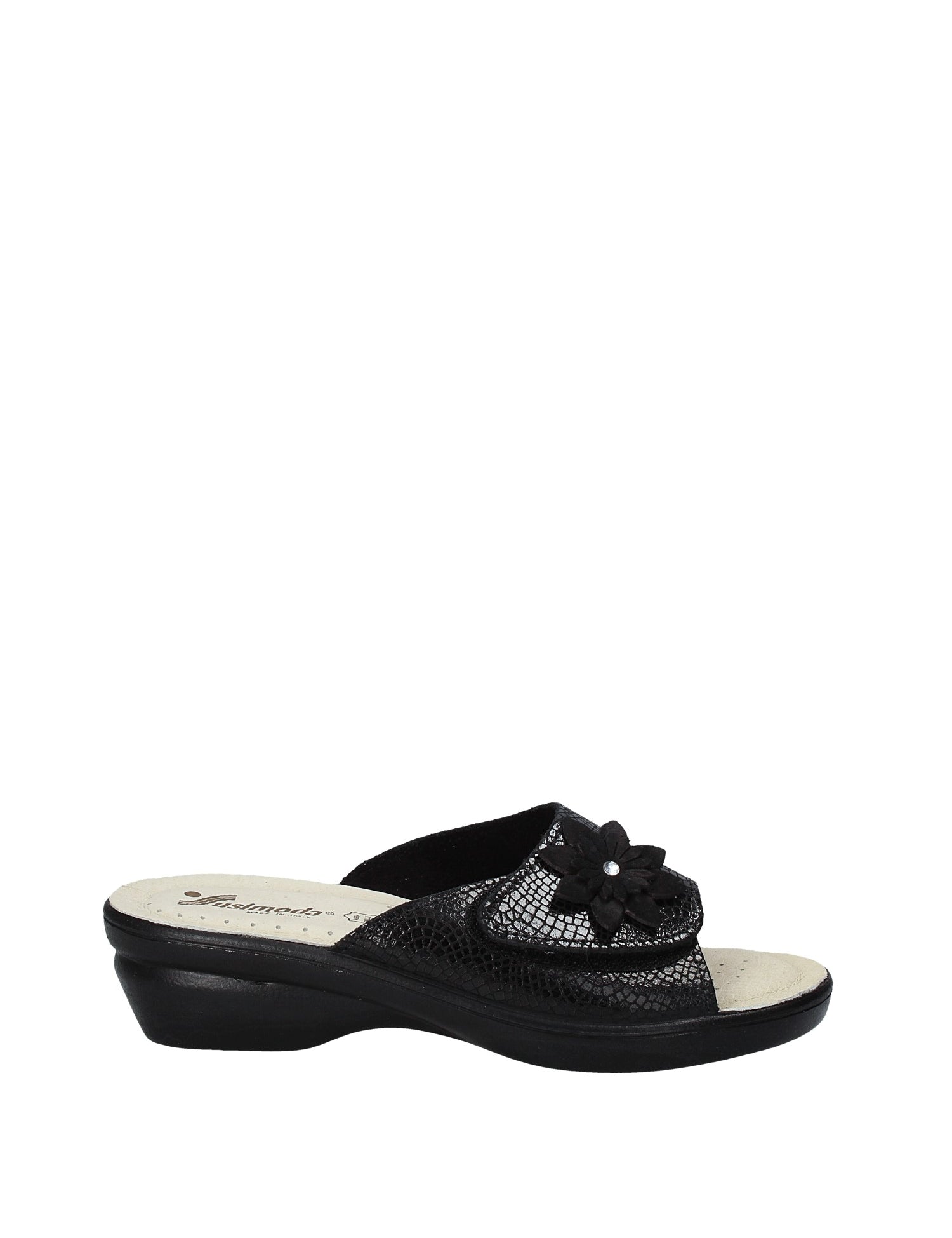 Sandali con strappi Nero Susimoda