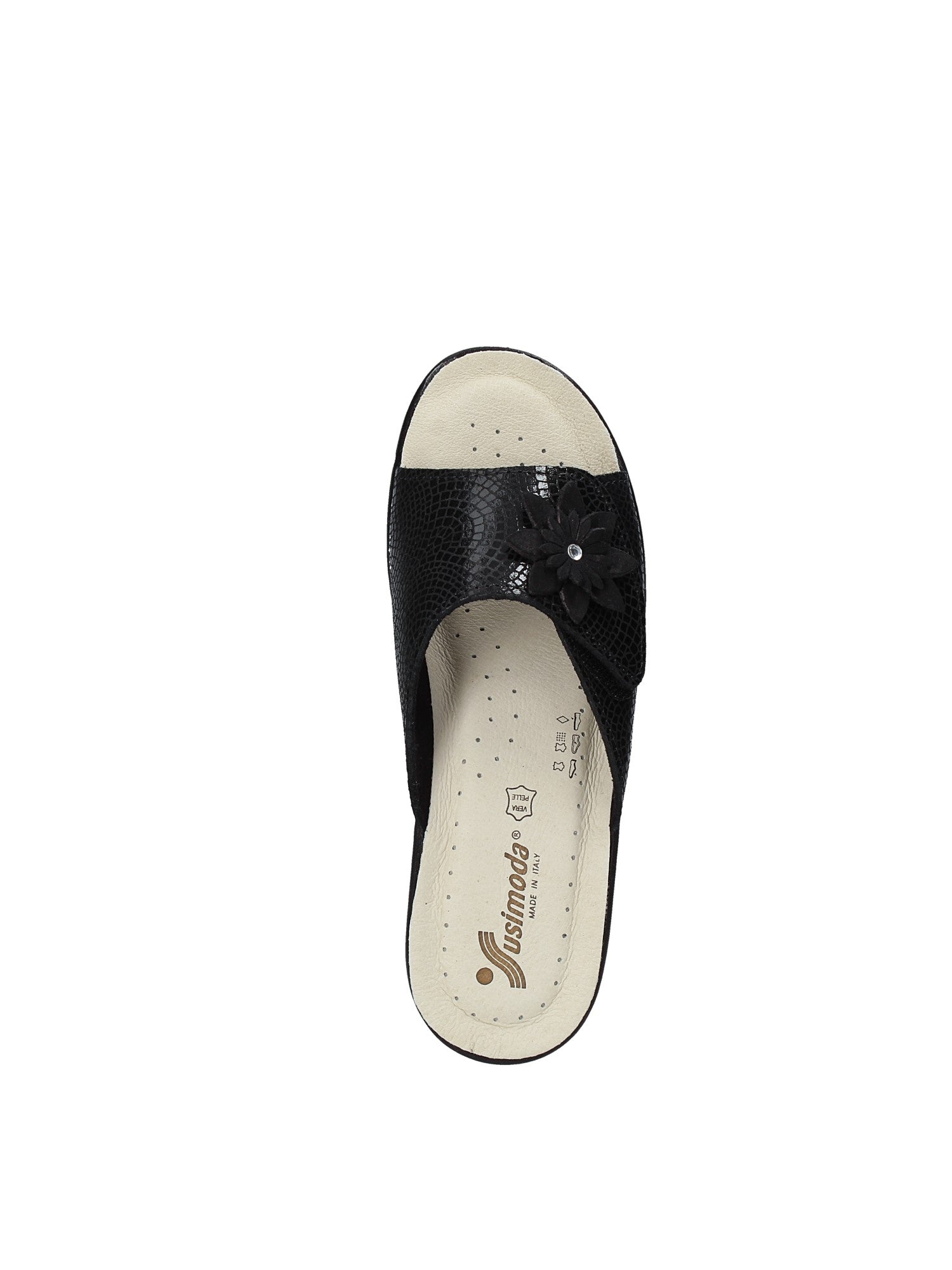 Sandali con strappi Nero Susimoda