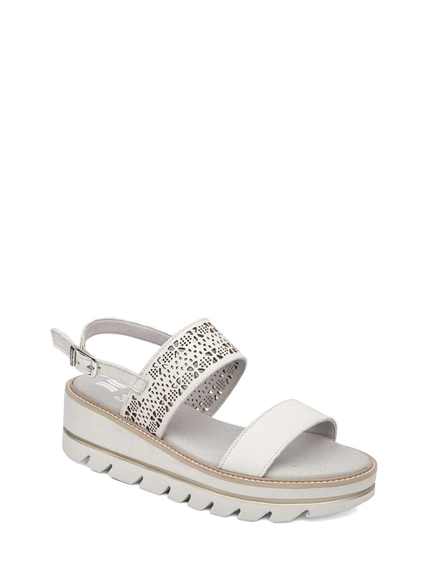 Sandali zeppa Beige Miss Callaghan