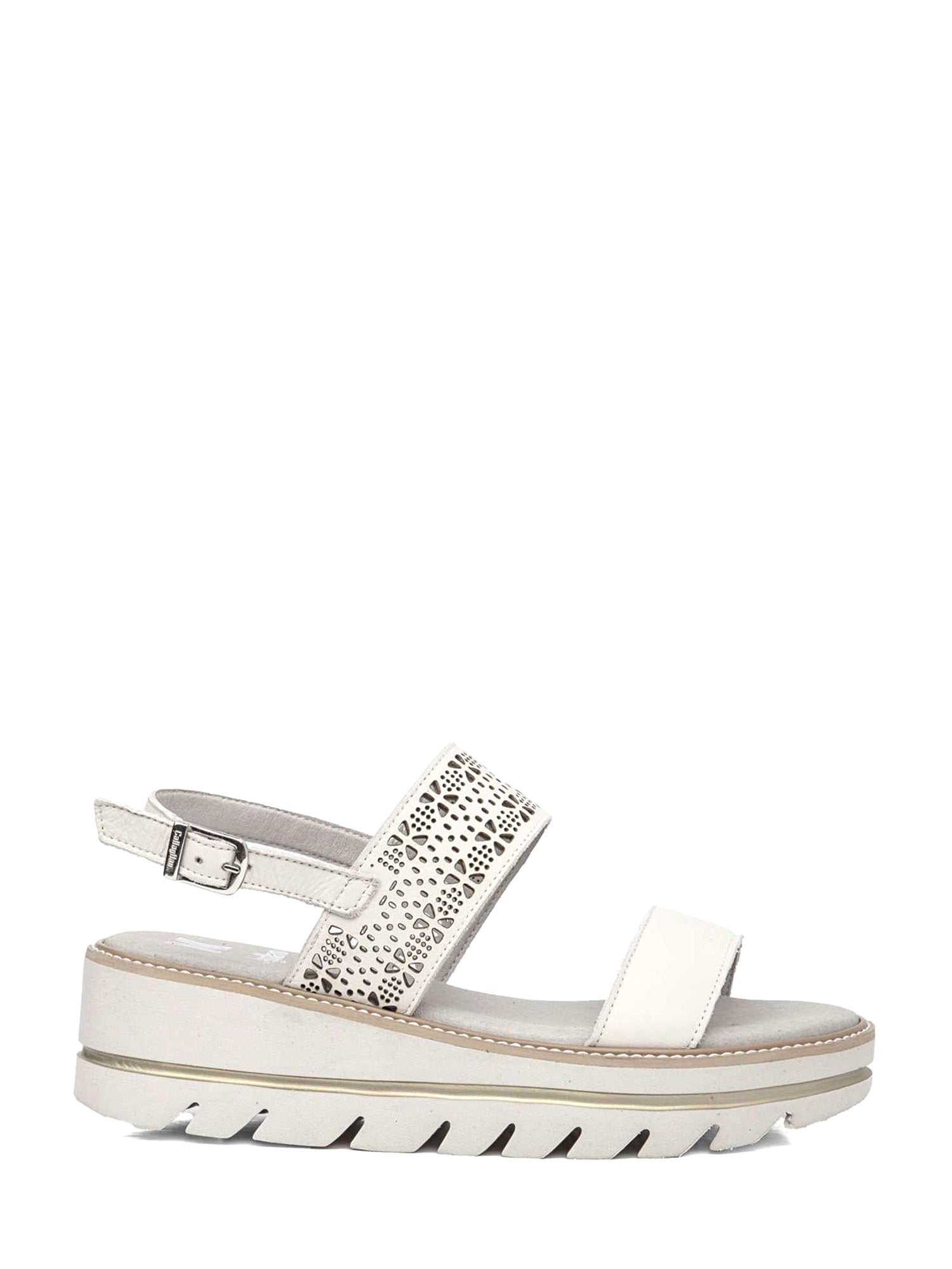 Sandali zeppa Beige Miss Callaghan