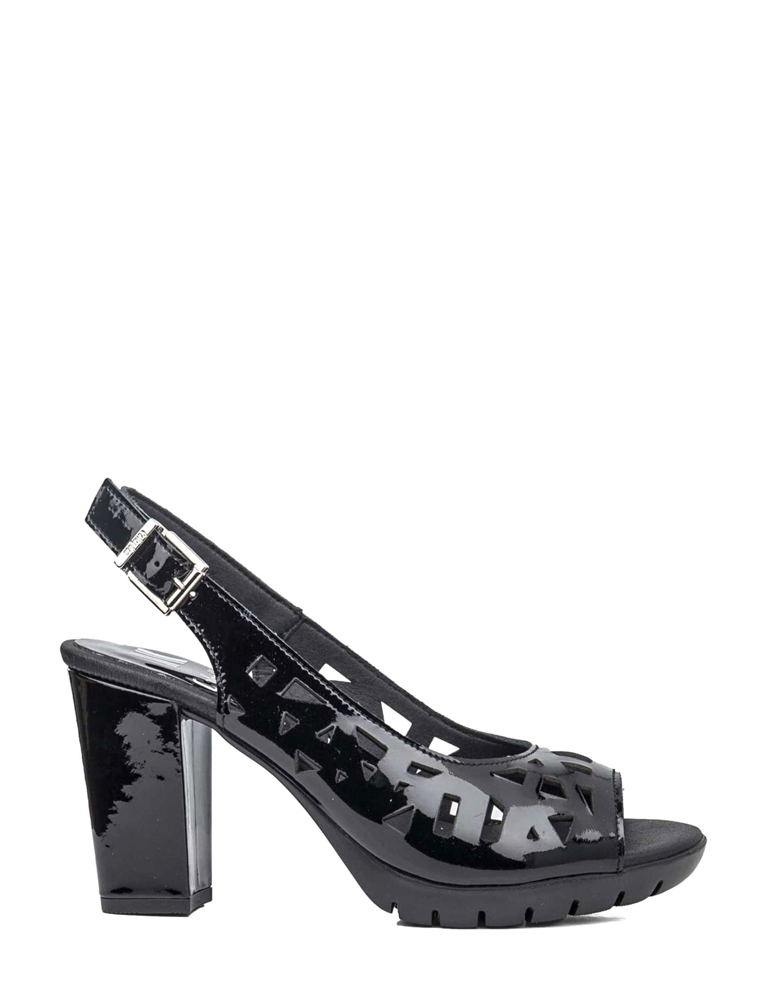 Sandali tacco Nero Miss Callaghan