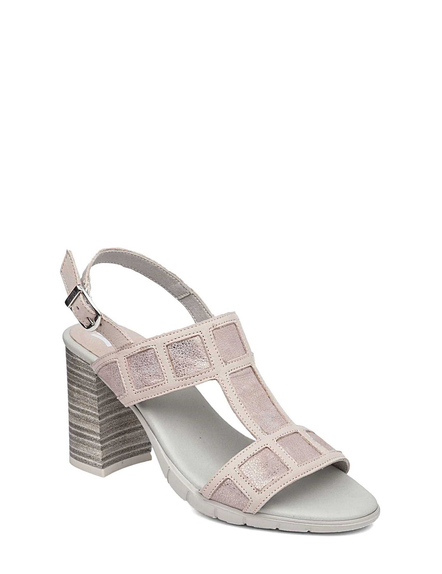 Sandali tacco Beige Miss Callaghan