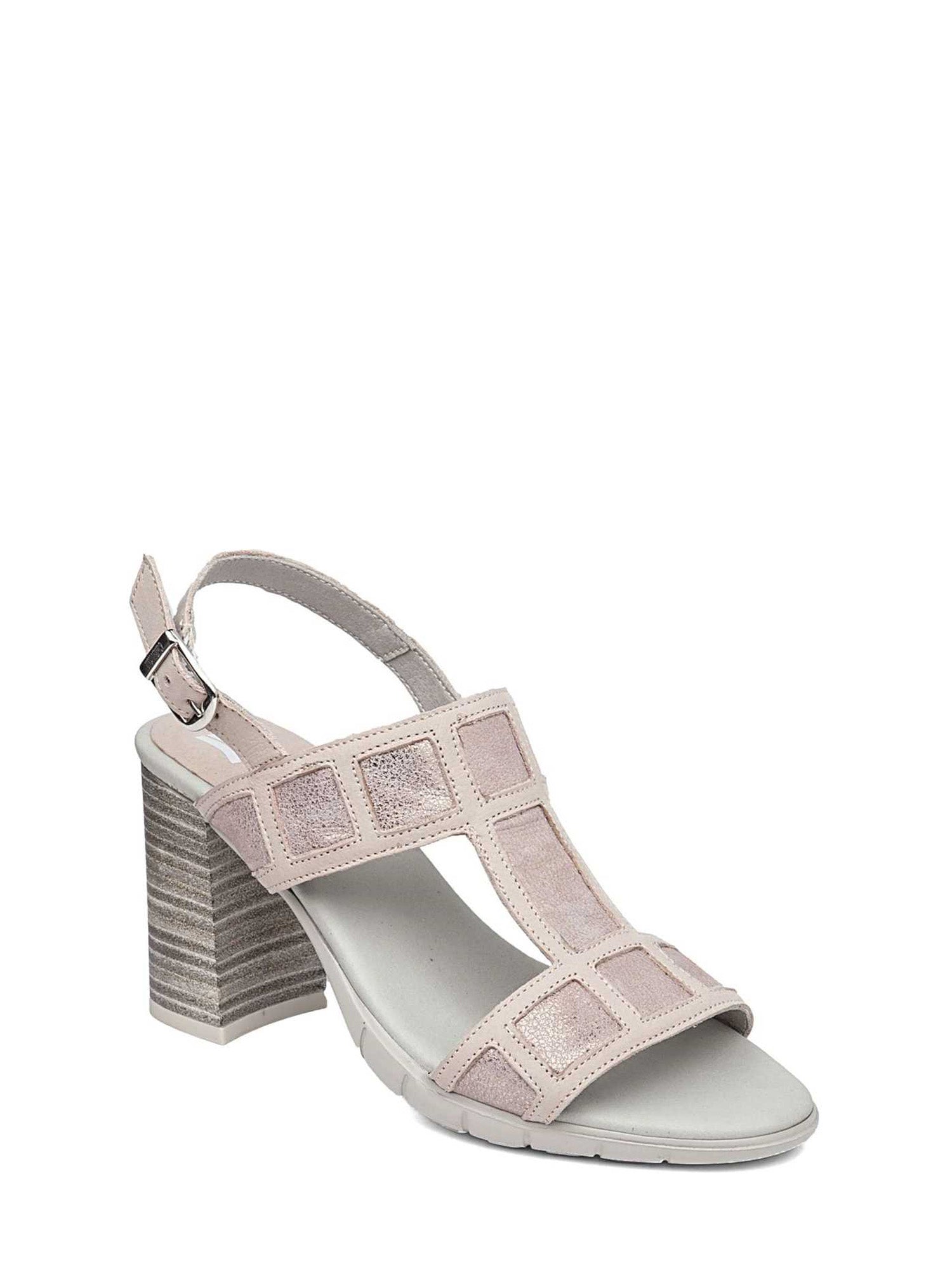 Sandali tacco Beige Miss Callaghan