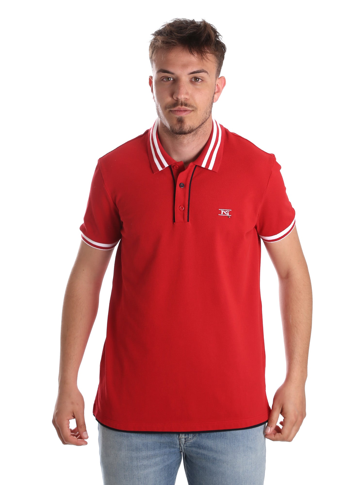 Polo Rosso Nero Giardini