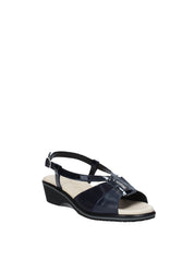 Sandali zeppa Blu Susimoda