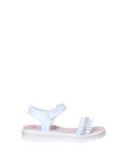 Sandali con strappi Bianco Pablosky