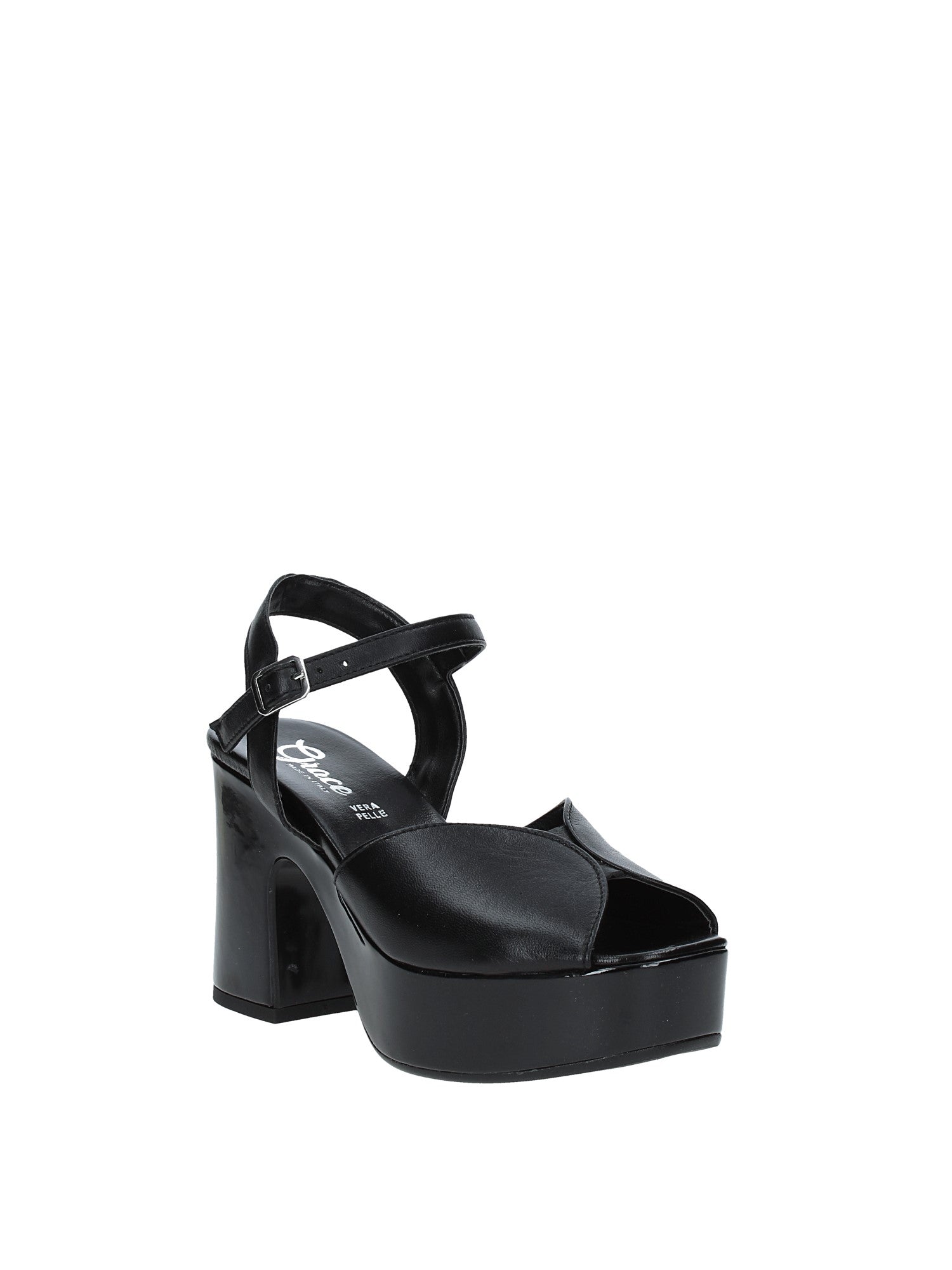 Sandali tacco Nero Grace Shoes