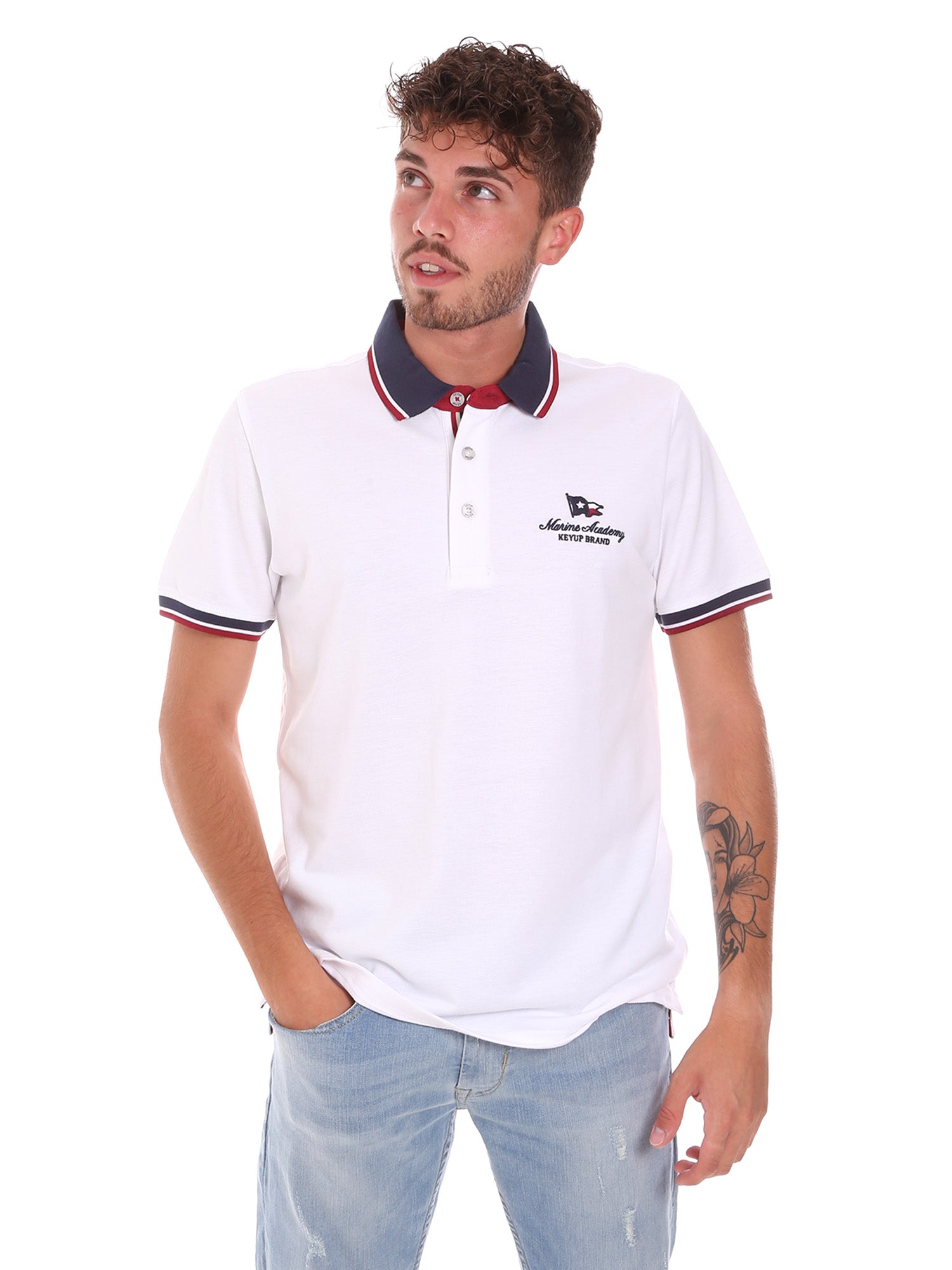 Polo Bianco Key Up