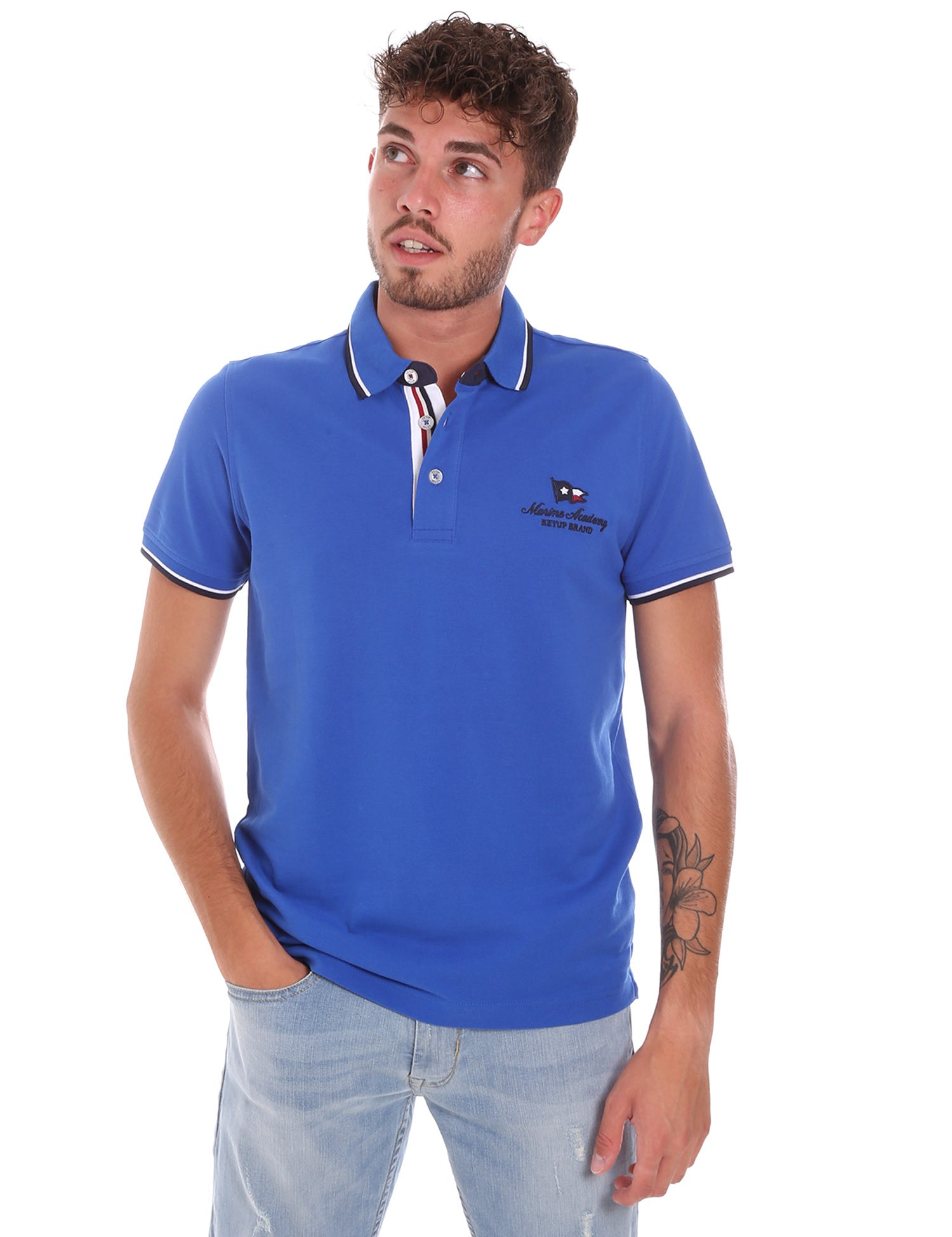 Polo Blu Key Up