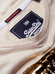 T-shirt Beige Superdry