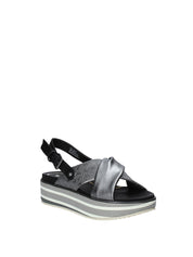 Sandali zeppa Grigio Wrangler