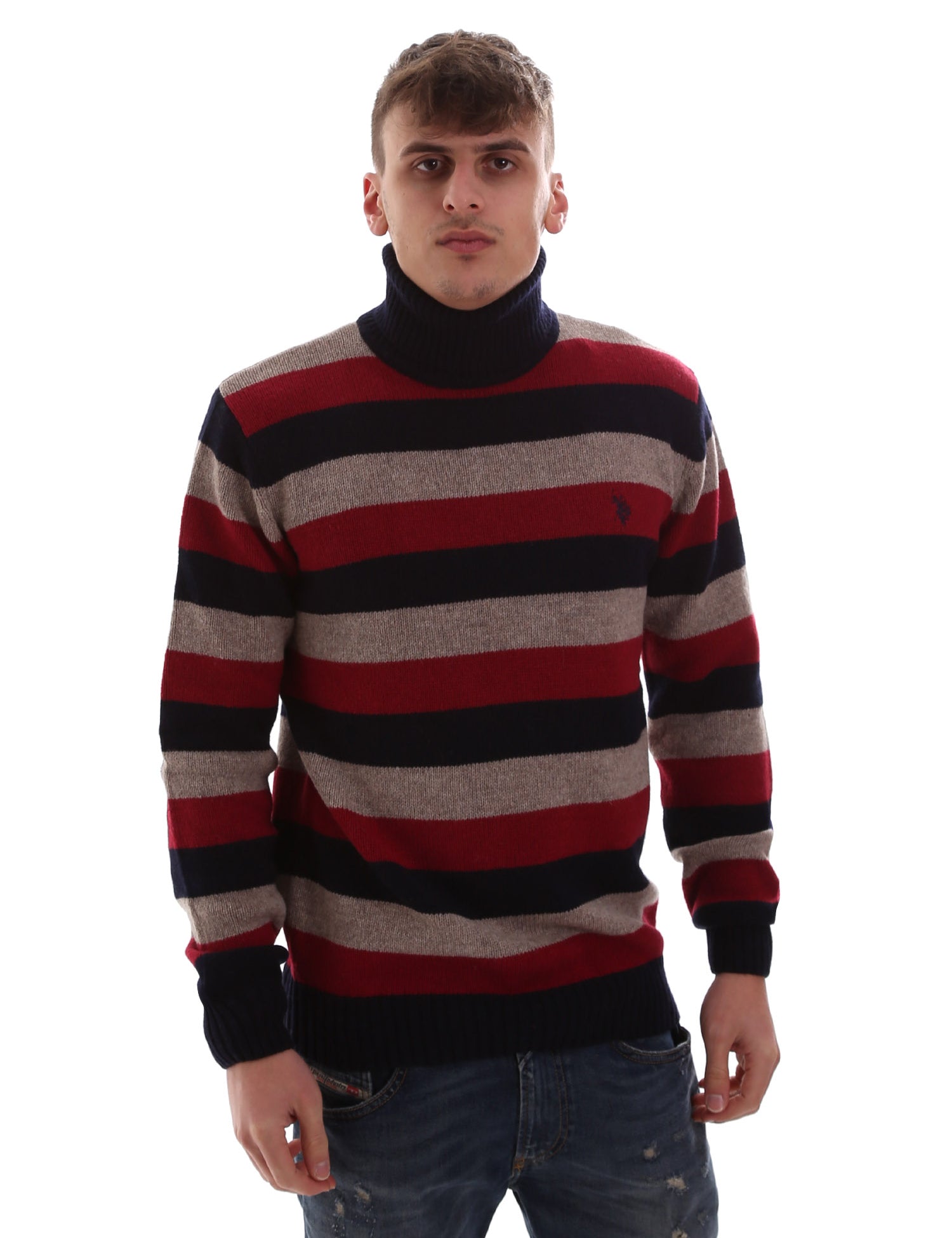 Maglie a collo alto Rosso U.s. Polo Assn.